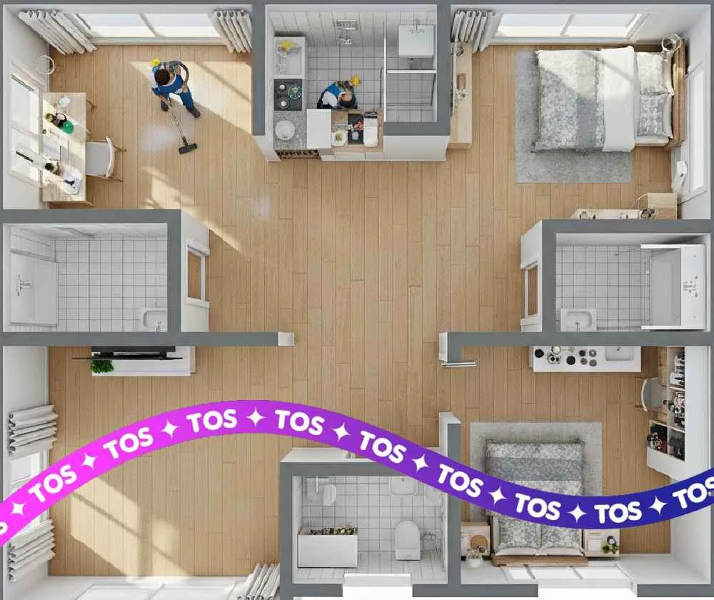 2BHK Apartment Deep Cleaning
